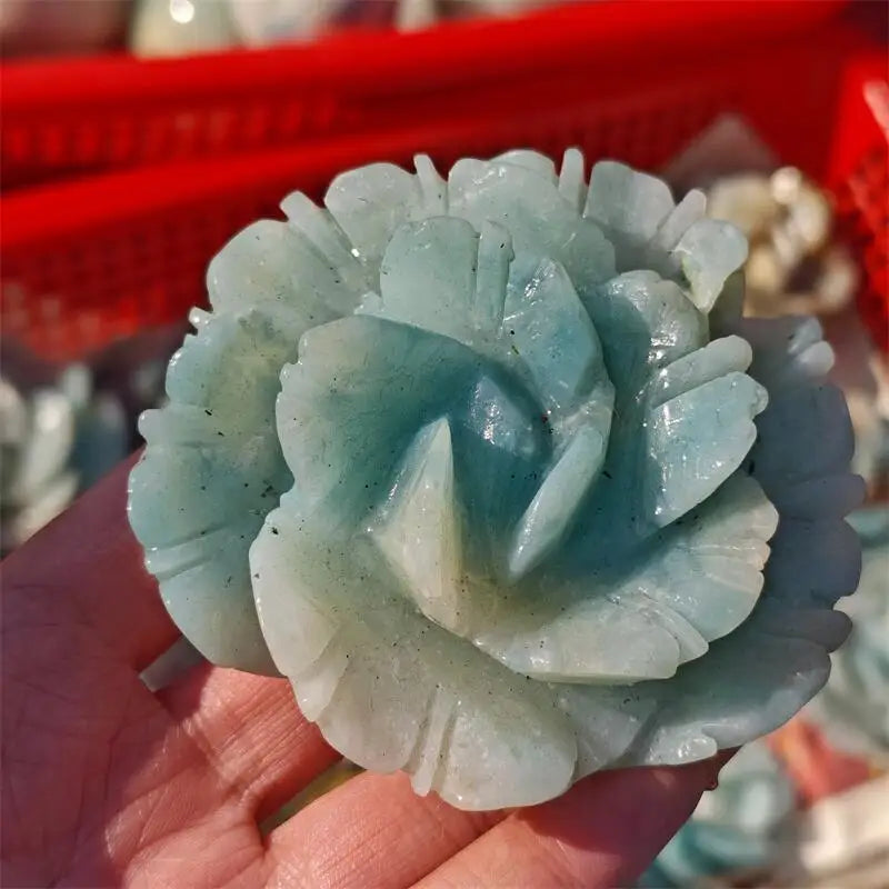 Blue Amazonite Flower-ToShay.org