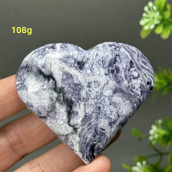 Purple Malachite Heart-ToShay.org