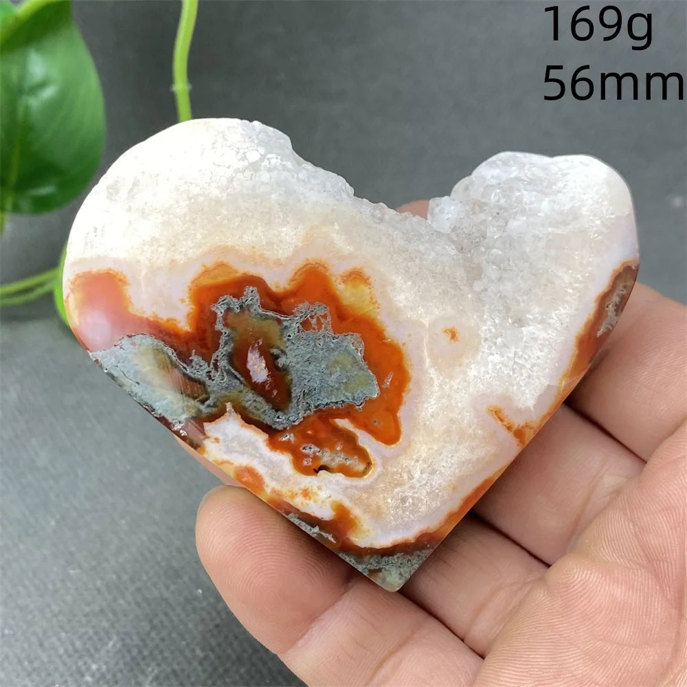 Green Aquatic Agate Heart-ToShay.org