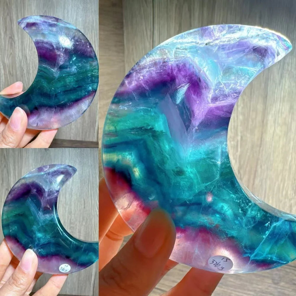 Rainbow Fluorite Moon-ToShay.org