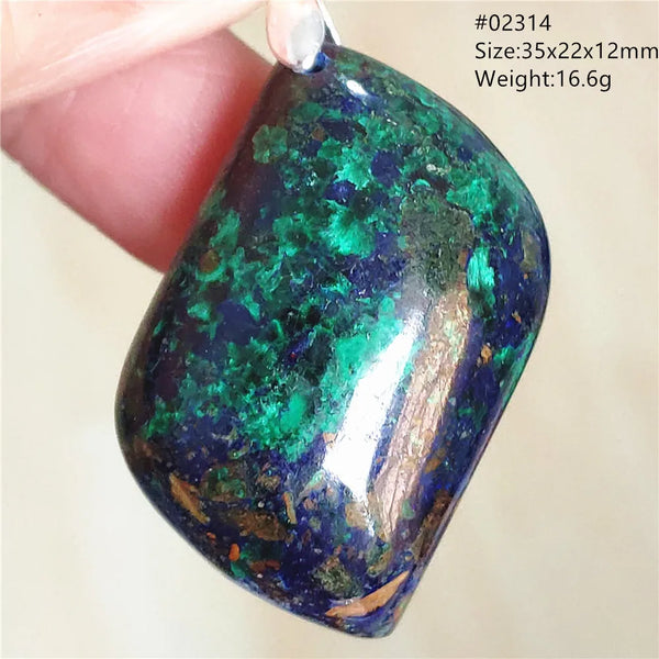 Blue Azulite Pendant-ToShay.org