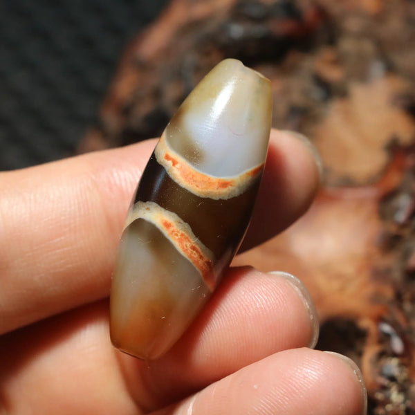 Tibetan Agate Eyes Dzi-ToShay.org