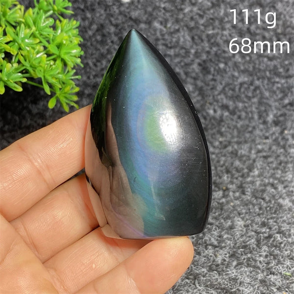 Rainbow Obsidian Torch-ToShay.org
