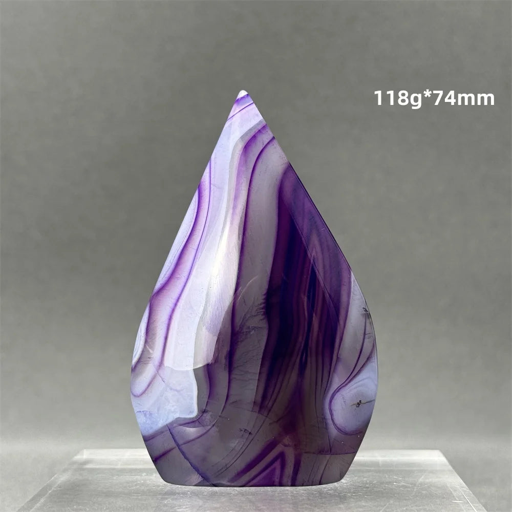 Purple Agate Torch-ToShay.org