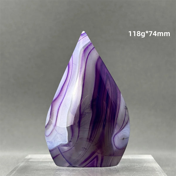Purple Agate Torch-ToShay.org