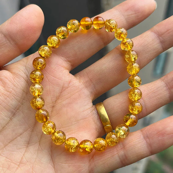 Yellow Amber Bracelet-ToShay.org