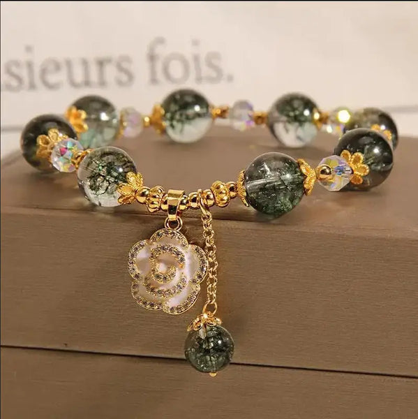 Green Bodhi Prayer Beads-ToShay.org