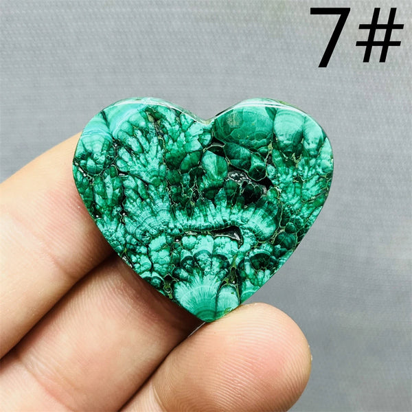 Green Malachite Hearts-ToShay.org
