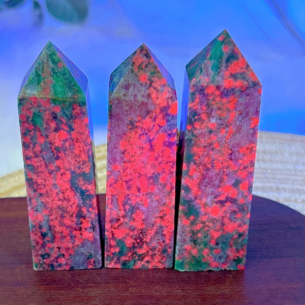 Green Ruby Kyanite Tower-ToShay.org