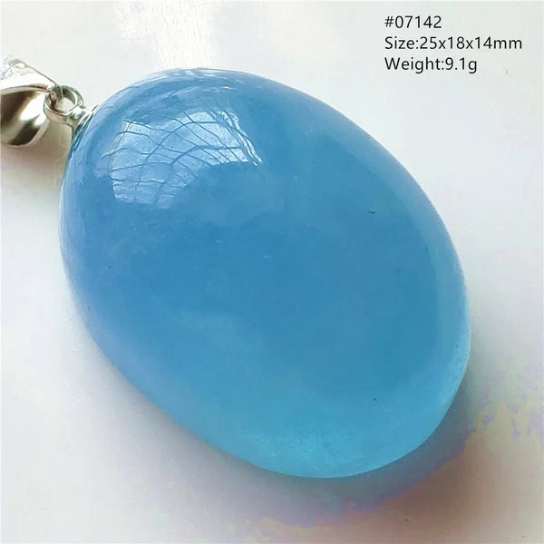 Blue Aquamarine Pendant-ToShay.org