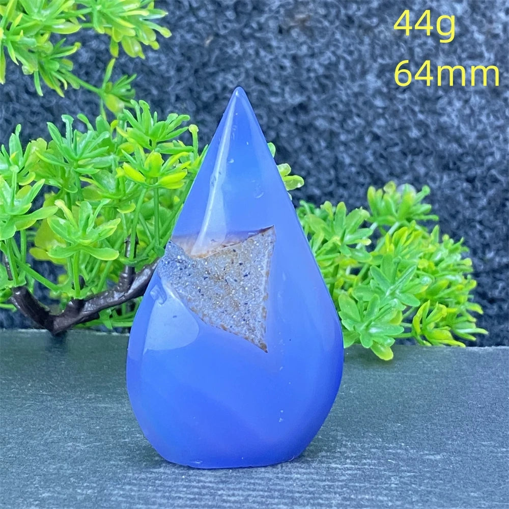 Blue Lace Agate Torch-ToShay.org