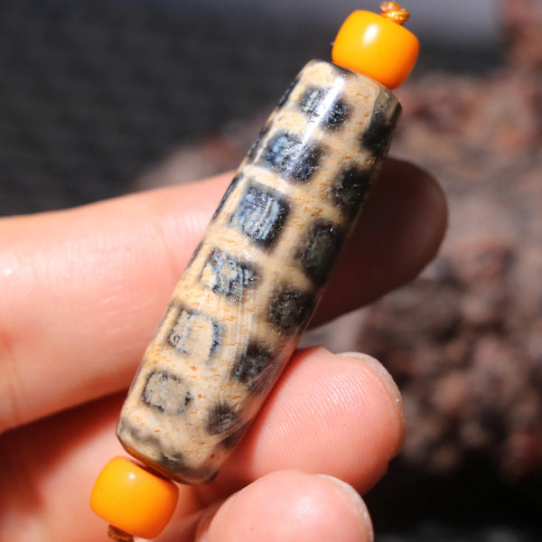 Tibetan Agate Eyes Dzi-ToShay.org