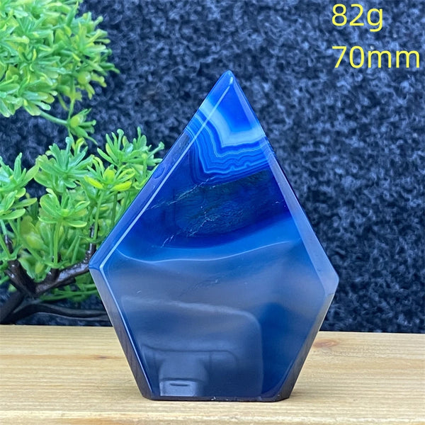Blue Agate Torch-ToShay.org