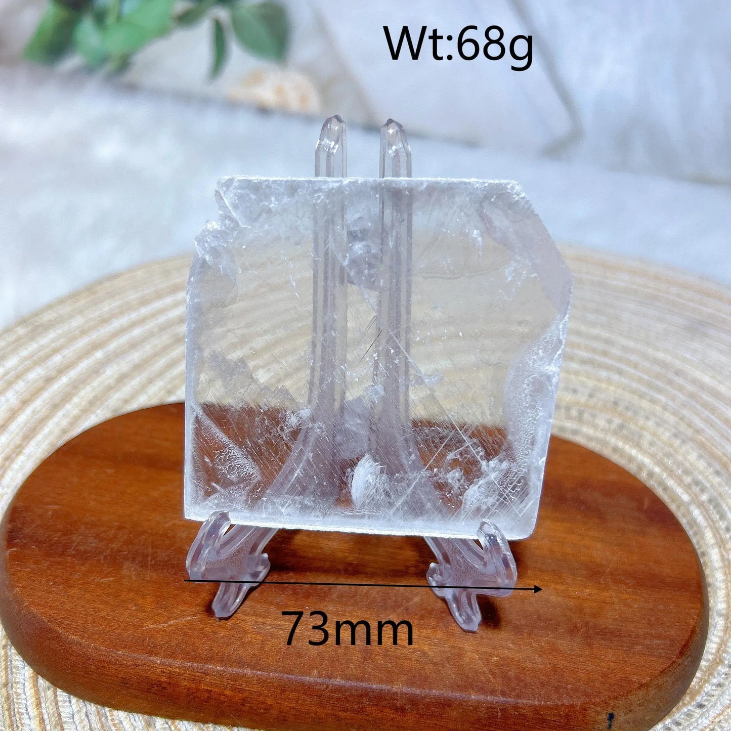 Clear Selenite Slices-ToShay.org