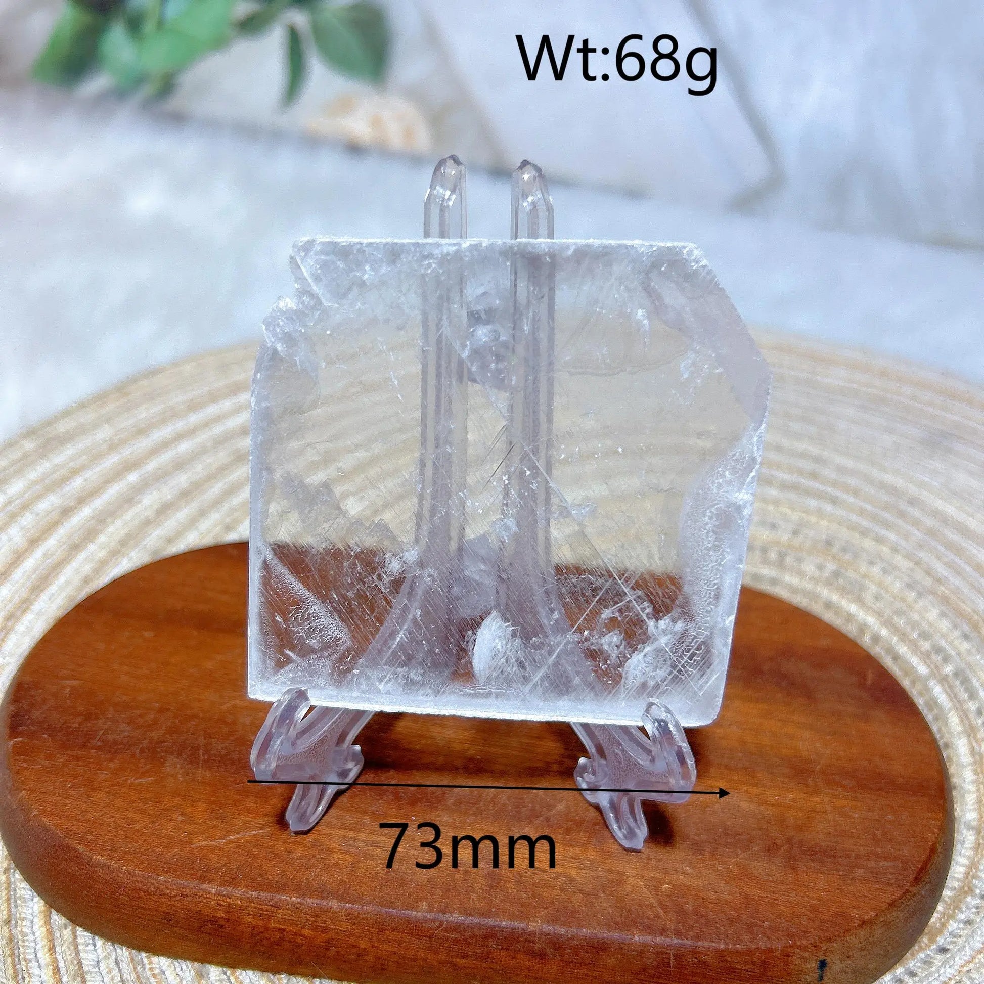 Clear Selenite Slices-ToShay.org
