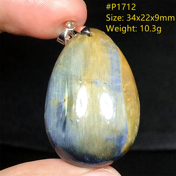 Blue Pietersite Pendant-ToShay.org