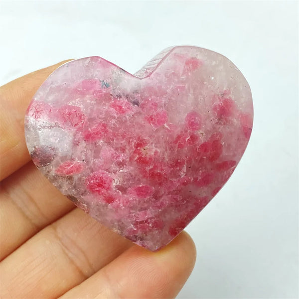 Pink Rose Stone Heart-ToShay.org