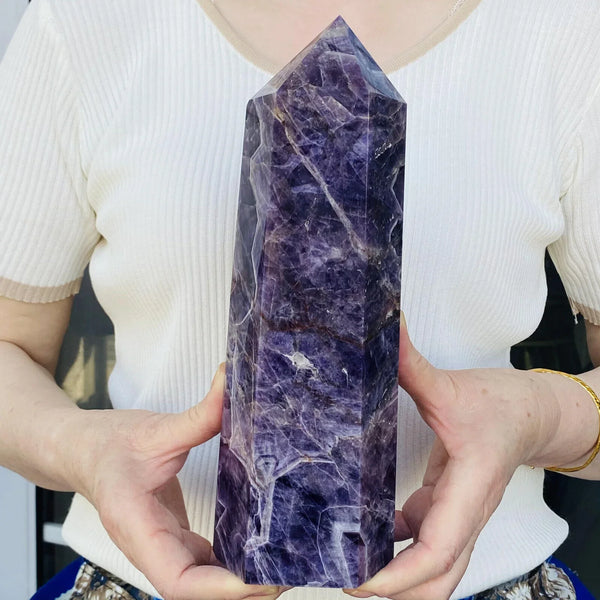 Purple Dream Amethyst Tower-ToShay.org