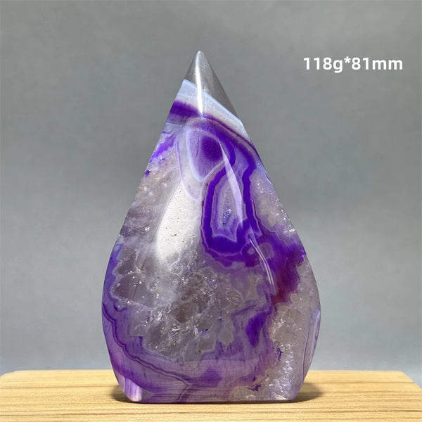 Purple Agate Torch-ToShay.org