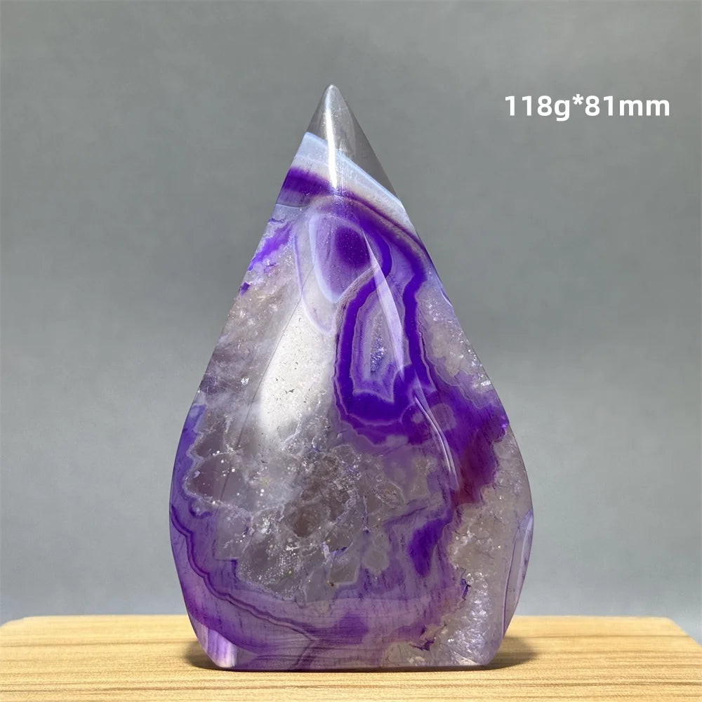 Purple Agate Torch-ToShay.org