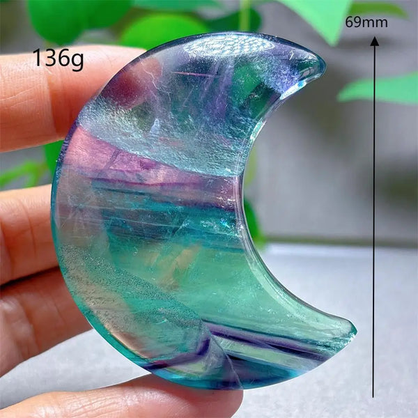 Rainbow Fluorite Moon-ToShay.org