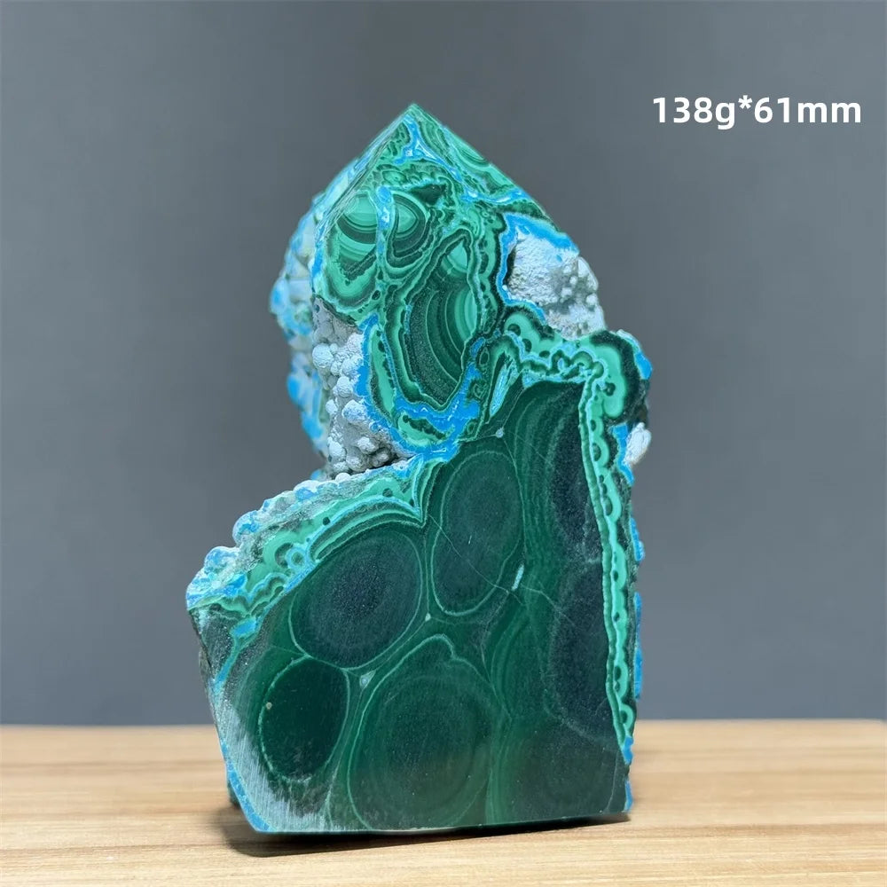 Blue Chrysocolla Tower-ToShay.org
