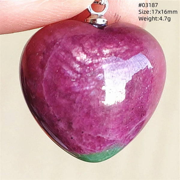 Red Ruby Zoisite Pendant-ToShay.org