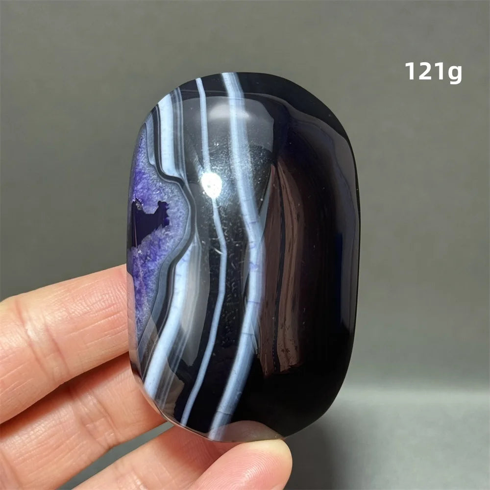 Purple Black Amethyst Agate-ToShay.org