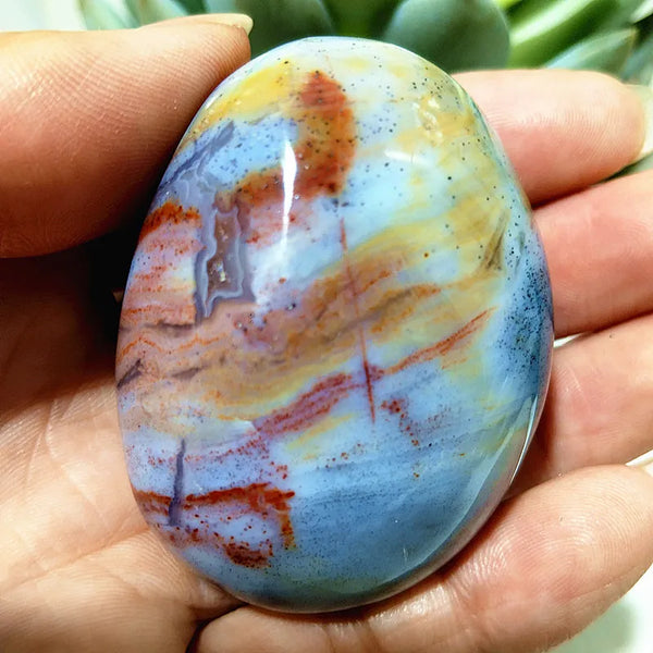 Ocean Jasper Palm Stone-ToShay.org
