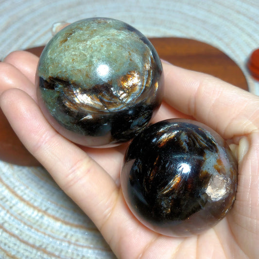 Gold Flash Mica Ball-ToShay.org