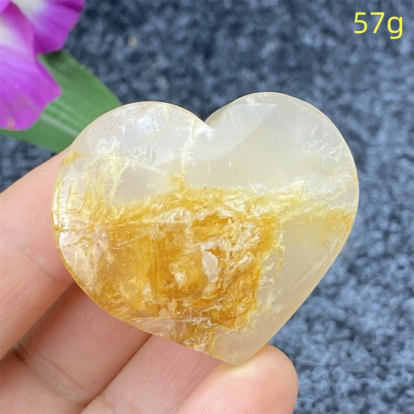 Yellow Ghost Crystal Heart-ToShay.org