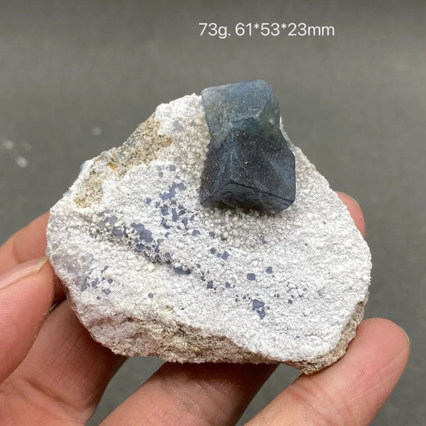Blue Fluorite Crystal-ToShay.org