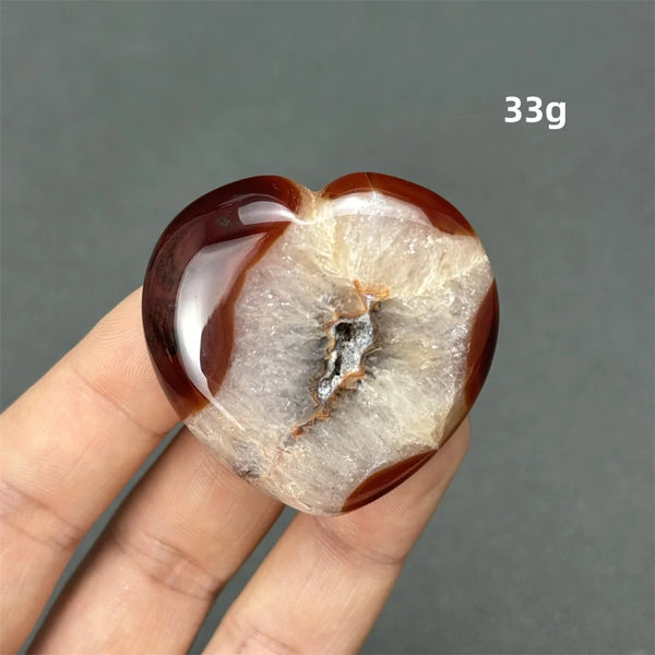 Orange Carnelian Heart-ToShay.org