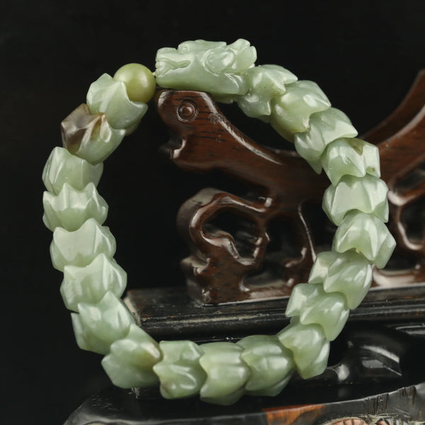 Green Jade Dragon Bracelet-ToShay.org