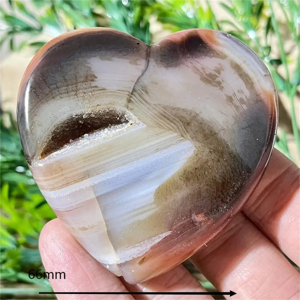 Yellow Agate Druzy Heart-ToShay.org