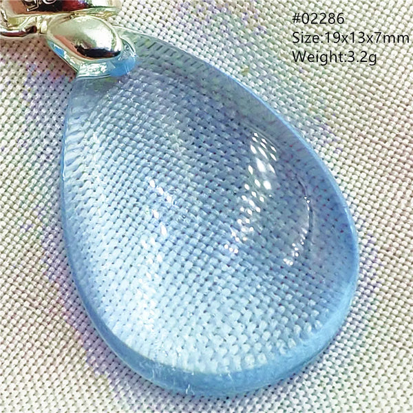 Blue Topaz Crystal Pendant-ToShay.org