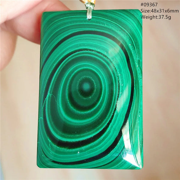 Green Malachite Chrysocolla Pendant-ToShay.org
