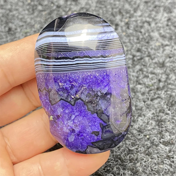 Purple Black Amethyst Agate-ToShay.org