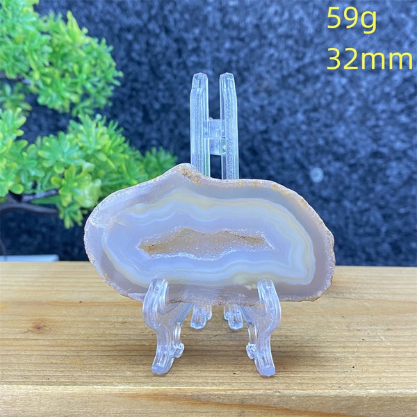White Agate Geode Slices-ToShay.org