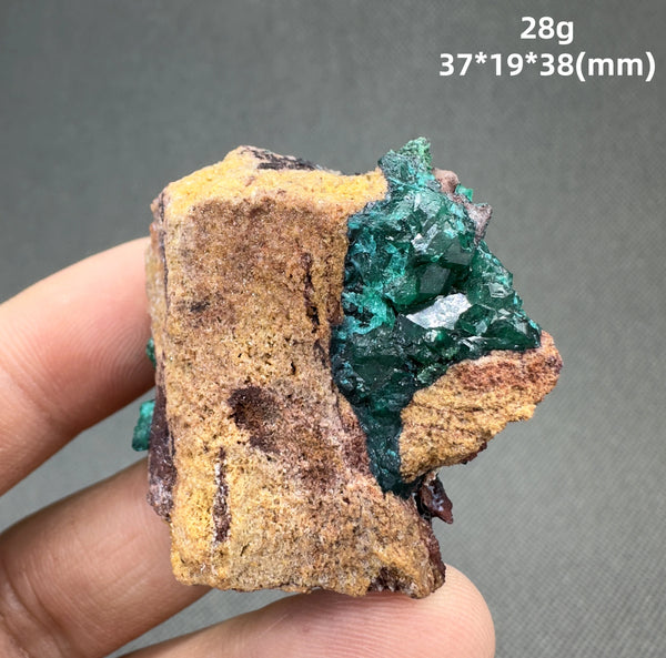 Green Dioptase Quartz-ToShay.org