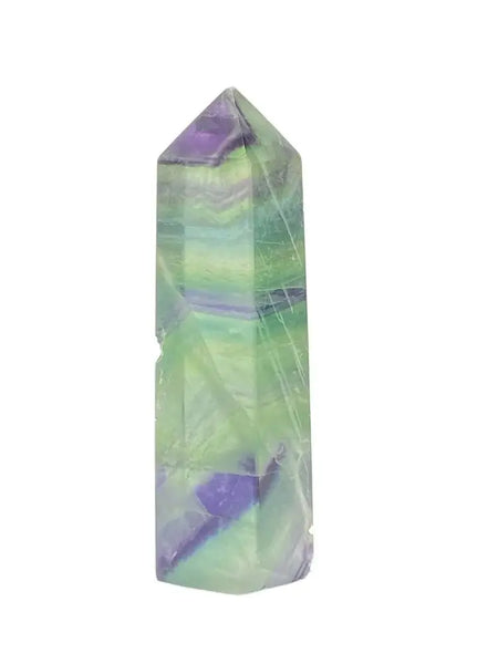 Rainbow Fluorite Crystal Point-ToShay.org