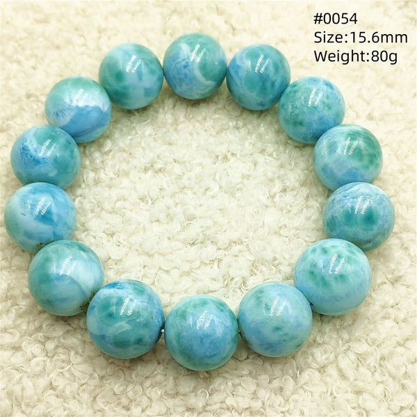 Blue Larimar Bead Bracelet-ToShay.org