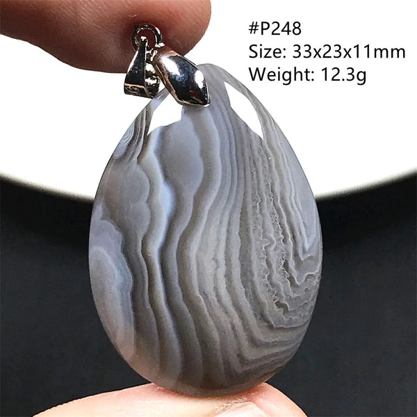 Black Lace Agate Pendant-ToShay.org