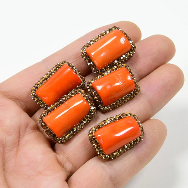 Orange Coral Beads-ToShay.org