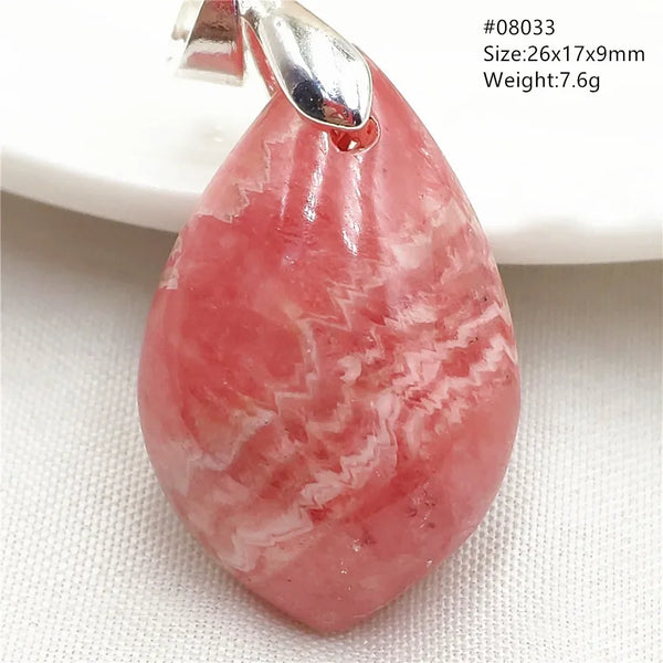 Red Rhodochrosite Pendant-ToShay.org