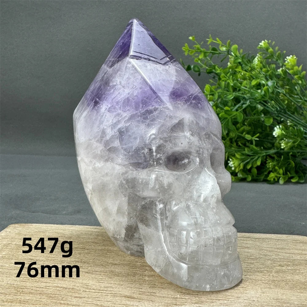 Purple Amethyst Skulls-ToShay.org