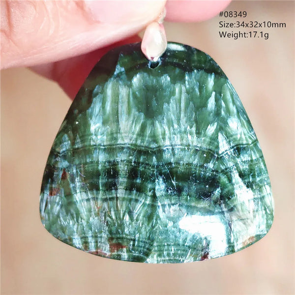 Green Seraphinite Pendant-ToShay.org
