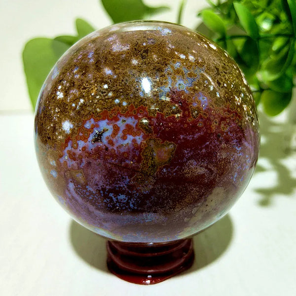 Mixed Ocean Jasper Ball-ToShay.org