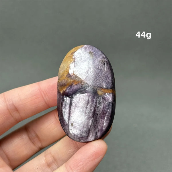 Purple Lepidolite Palm Stone-ToShay.org