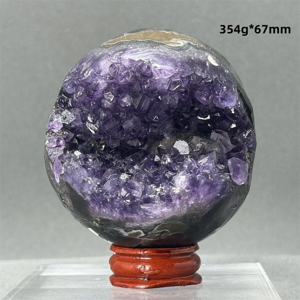 Purple Amethyst Cluster Ball-ToShay.org